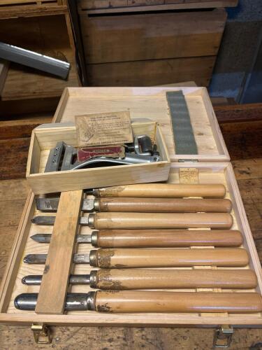 Woodturning Chisel Set with General Sharpener