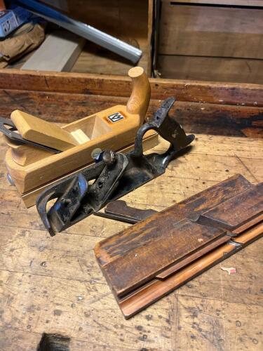Three Woodworking Hand Planes