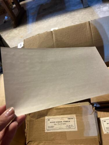 Box of Wood Veneer Panels by The Leneta Company