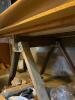 Pickers Lot with Large Woodworking Workbench and Contents - 9