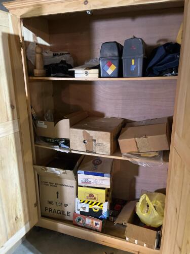 Large Pickers Lot and HUGE Double Cabinet