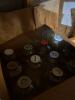 Pickers Lot with Mixed Wood and Glass Jars with Shelving Unit - 2