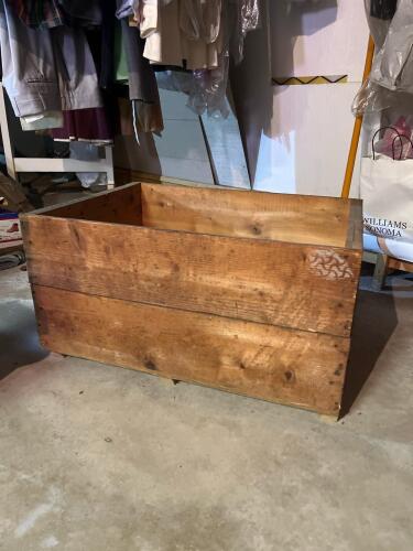 Vintage Wooden Storage Crate