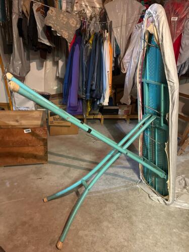 Vintage Baby Blue Ironing Board