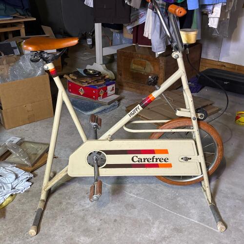 Vintage Huffy Carefree Exercise Bike