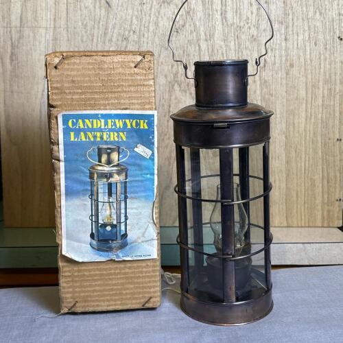 Vintage Candlewyck Lantern with Box