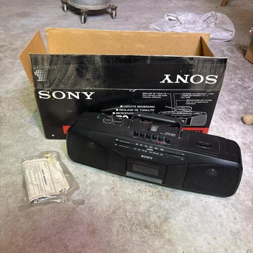 Sony CFS-204 Radio Cassette-Corder with Box