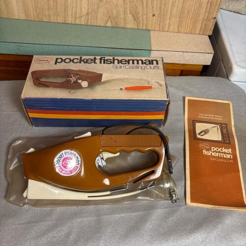 Vintage Pocket Fisherman Spin Casting Outfit by Popeil