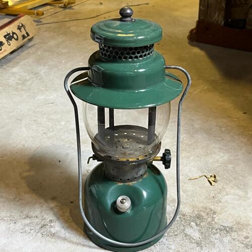Vintage Coleman Green Camping Lantern