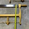 Pair of Wooden Frame Saws Bow Saws - 6