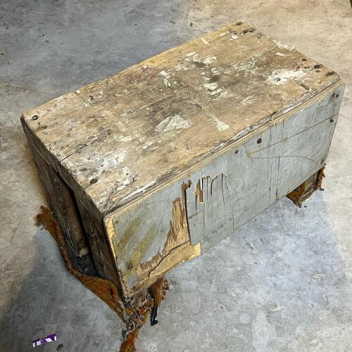 Rustic Wooden Step Stool