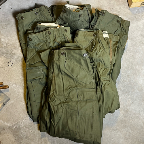 Six Pairs US Army M-1951 Field Trousers