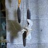 Carved Wooden Forest-Style Cuckoo Clock with Weights - 4