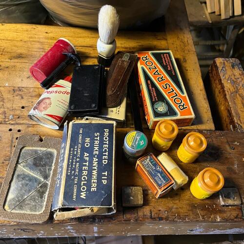 Assorted Vintage Hygiene And Accessories Lot