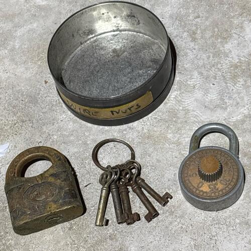 Vintage Padlocks & Skeleton Keys