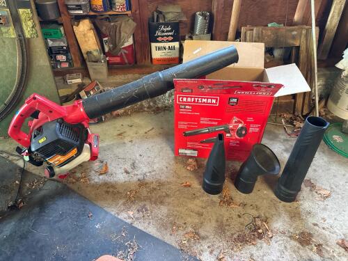 Craftsman 25cc Gas Handheld Blower with Attachments