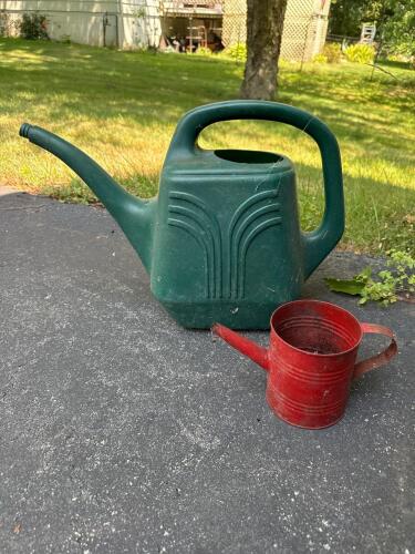 Plastic and Metal Watering Cans