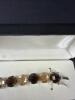 Plated Sterling Silver Gemstone Bracelet - 5