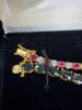 Pair Gold Over Sterling Silver Gemstone Tennis Bracelets - 6