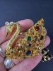 Five Swarovski Gold Tone Crystal Brooches - 6