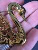 Five Swarovski Gold Tone Crystal Brooches - 7