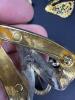 Five Swarovski Gold Tone Crystal Brooches - 10