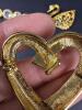 Five Swarovski Gold Tone Crystal Brooches - 11