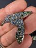 Pair Monet Hummingbird Brooches - 3