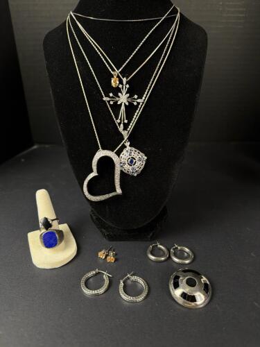 Assorted Sterling Jewelry Lot, 57.5 Grams