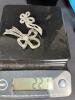 Pair of Sterling Silver Bow Brooches - 6
