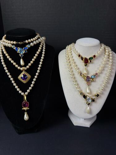 Six Statement Necklace:Featuring Marvella
