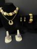Monet Jewelry Set: Necklace, Bracelet, Earrings, Rings