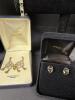 Assorted Jewelry: Napier, Macy's, Emerald, Pearl - 4