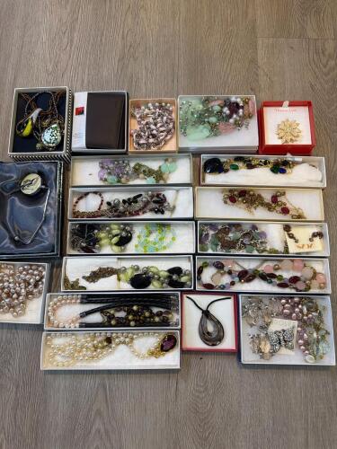 Assorted Costume Jewelry Necklaces and Accessories