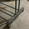 Rolling Plastic Garment Drying Rack with Multiple Folding Shelves - 5