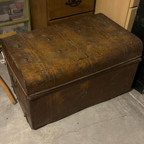 Two Vintage Storage Trunks