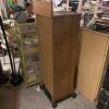 Tall Wood Chest of Drawers with Wheat Motif - 6