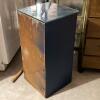 Blue Three-Drawer Cabinet with Detachable Glass Top - 2