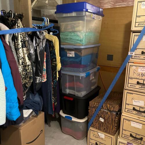5 Mystery Clothing And Assorted Blanket Bin