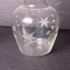 Glass Carafe and Tumbler Set with Floral Etch - 3