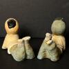 Pair Of Reclining Asian Ceramic Children Figurines - 2