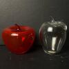 Pair Of Glass Apple Decor - 6