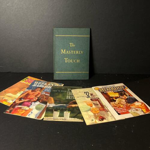 Vintage Cocktail Recipe Book and Drink Booklets