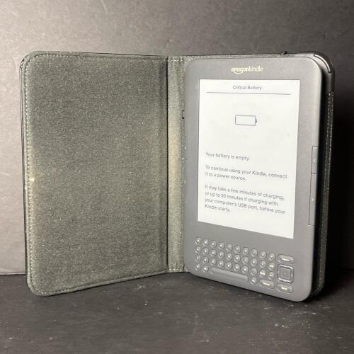 Amazon Kindle Keyboard E-Reader with Case