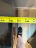 Pair of Wood and Black Trim Nightstands with Glass Tops - 9