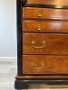 Wood Armoire Chest with Floral Inlay - 5