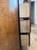 Wood Armoire Chest with Floral Inlay - 6