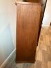 Seven-Drawer Wooden Tall Chest with Brass Pulls - 7