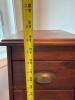 Seven-Drawer Wooden Tall Chest with Brass Pulls - 10