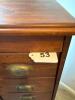Seven-Drawer Wooden Tall Chest with Brass Pulls - 13